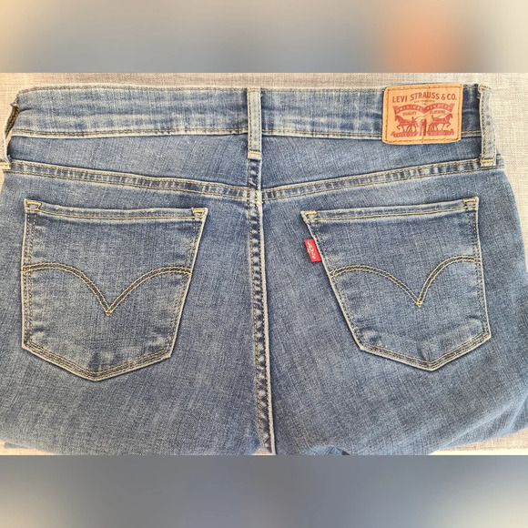 Levi's Made Crafted Womens 711 Skinny 28 Denim Jeans Blue Wash - Picture 4 of 7